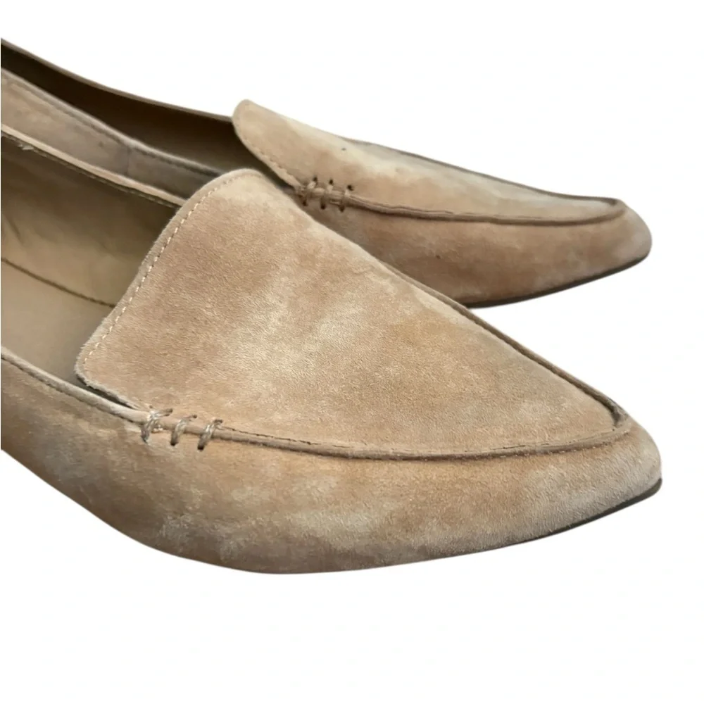 Steve Madden Cream tan Pointed Loafers flats sz 8M preloved - Picture 4 of 8